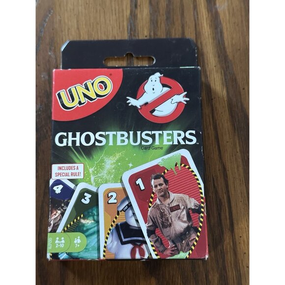 VERY RARE Gamestop Exclusive Ghostbusters 35th Anniversary Uno Card‎ Game NIB - Picture 1 of 4